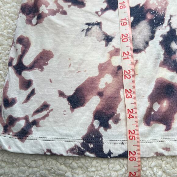 Train Station Kind of Day Black/Gray Bleached Tee Large - Picture 6 of 6